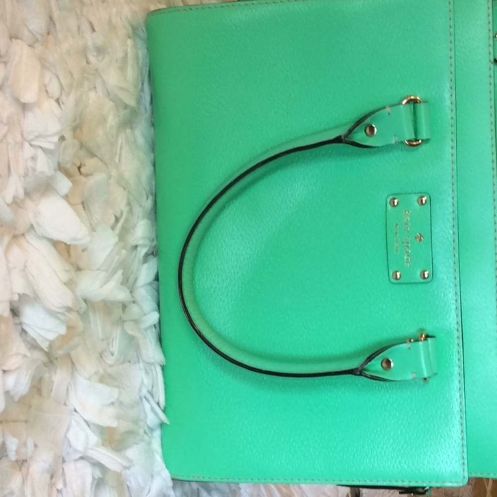 Kate spade purse green med/large